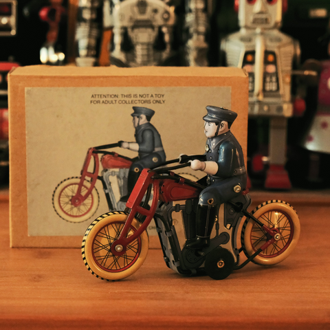 Policeman on Motorbike