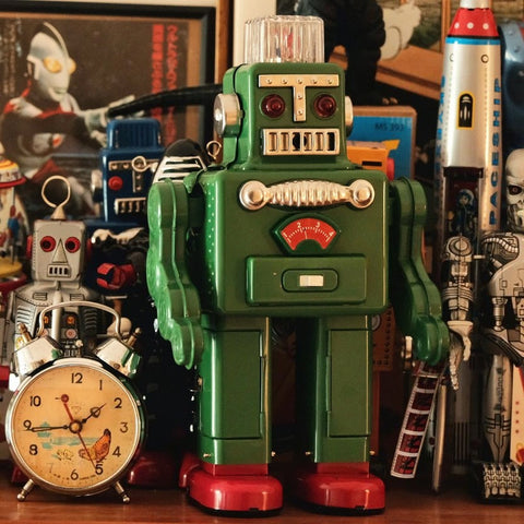 Smoking Spaceman Robot FunClox