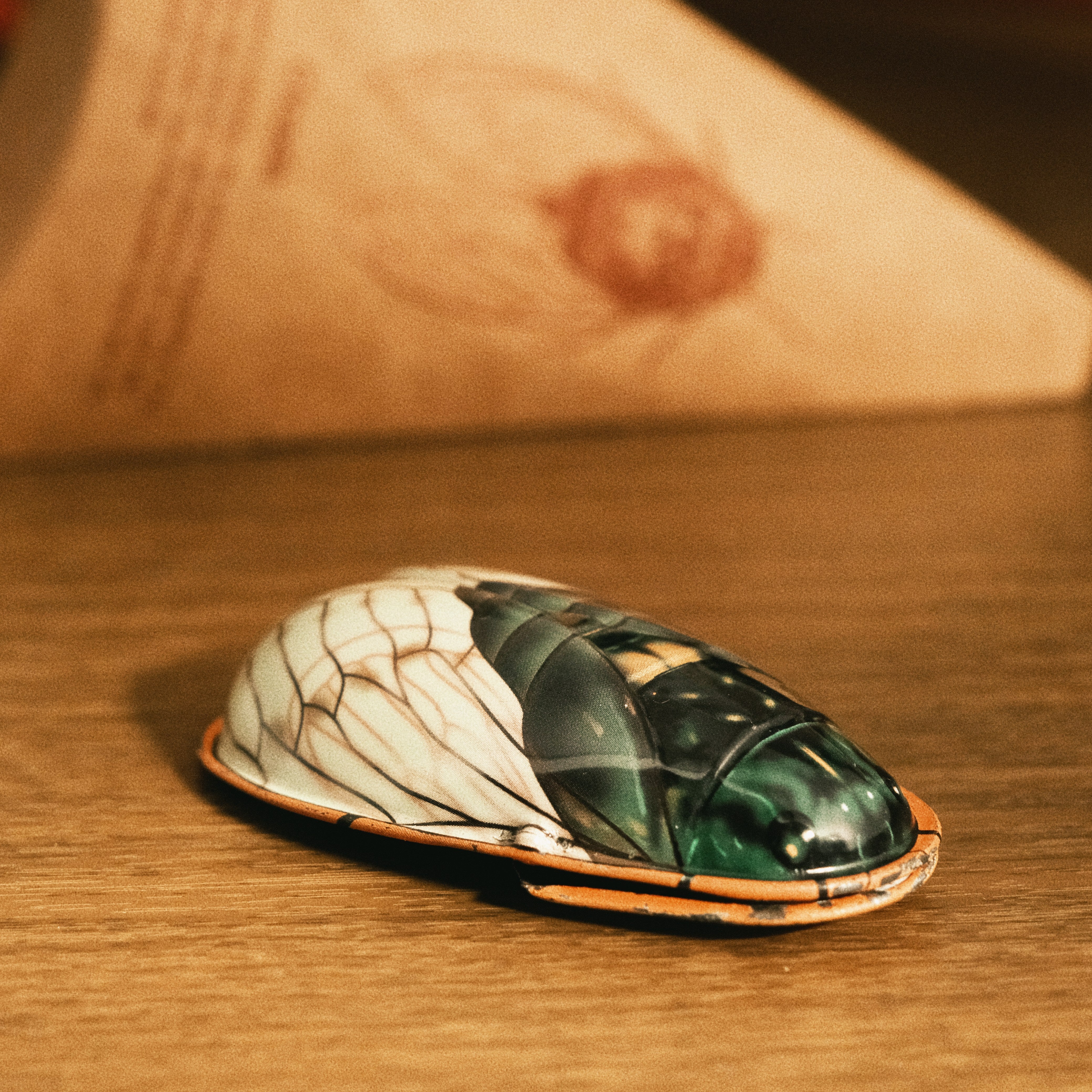 Vintage Tin Cicada Clicker FunClox