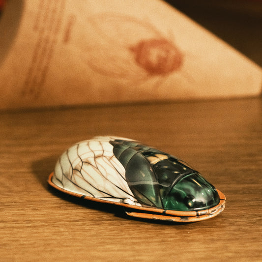 Vintage Tin Cicada Clicker FunClox