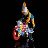 Clown on Motorcycle - FunClox