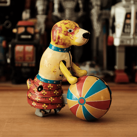 Dog Playing with Ball - FunClox