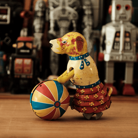 Dog Playing with Ball - FunClox