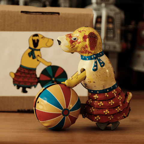 Dog Playing with Ball - FunClox