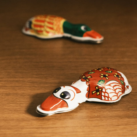 Vintage Tin Duck Clicker FunClox