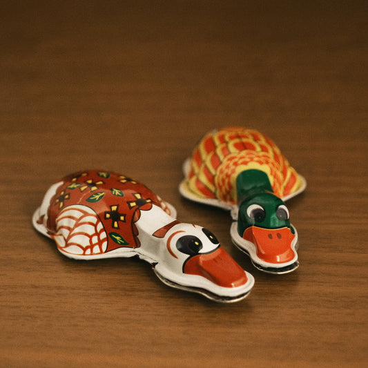 Vintage Tin Duck Clicker FunClox