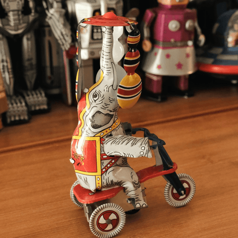Elephant on Tricycle - FunClox