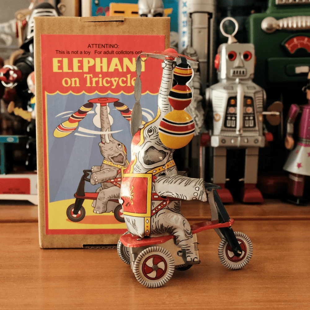Elephant on Tricycle - FunClox