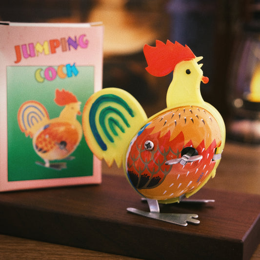 Vintage Jumping Rooster FunClox