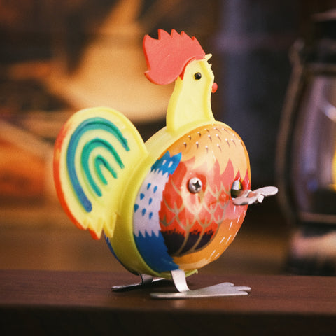 Vintage Jumping Rooster FunClox