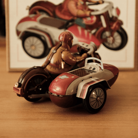 Retro Three - Wheeled Motorcycle - FunClox