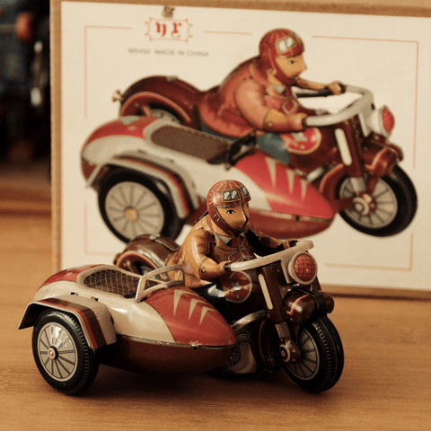 Retro Three - Wheeled Motorcycle - FunClox