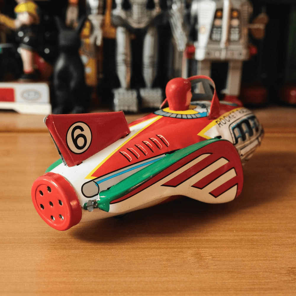 Rocket Racer Custom Cars Vintage Clockwork Racing Car,Perfect Gift for Desk Decor & Display ...