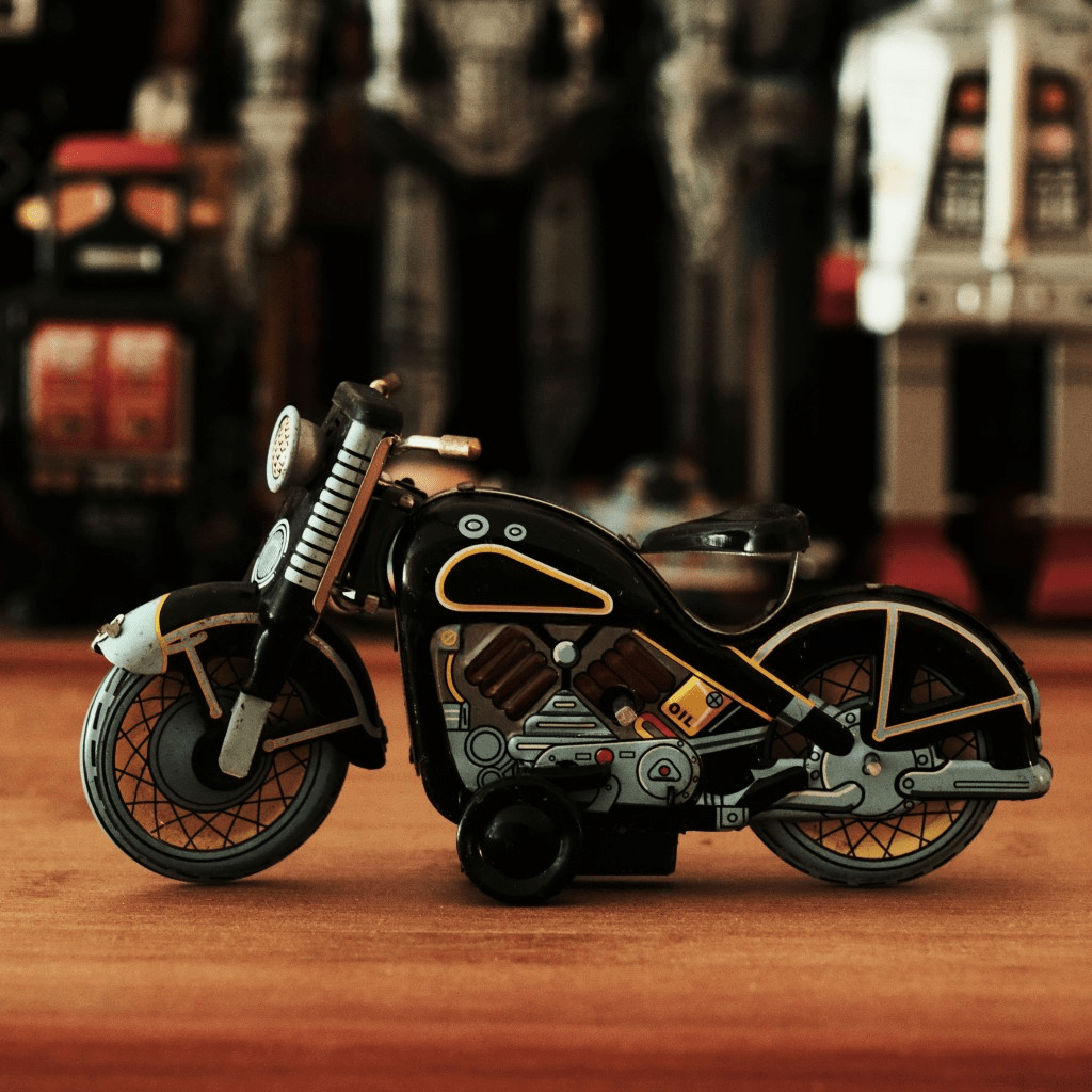 Vintage Motorcycle - FunClox