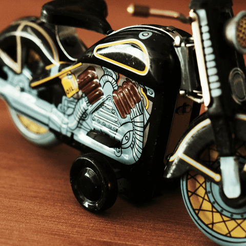 Vintage Motorcycle - FunClox